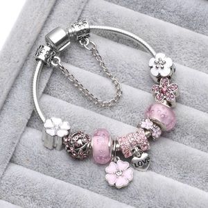 Beauty crystal charms bracelet